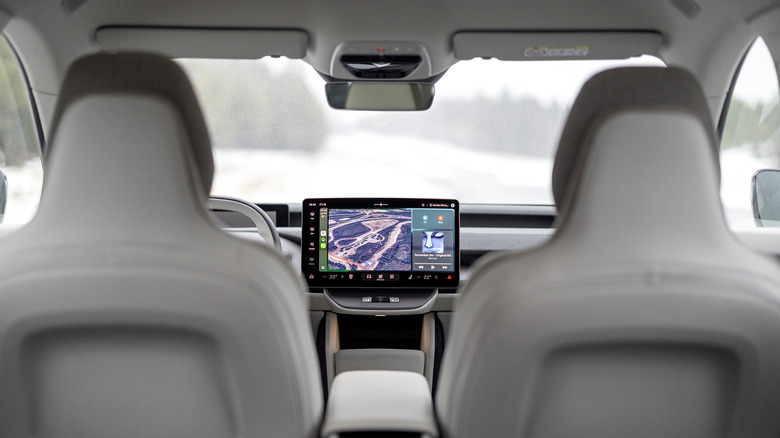 Der Innenraum eines Volvo EX60