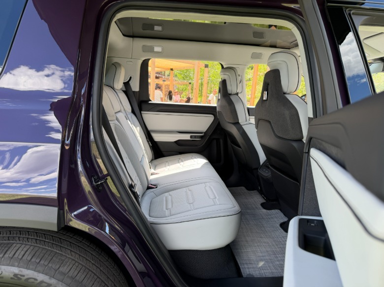 Rücksitz eines 2027 Rivian R2