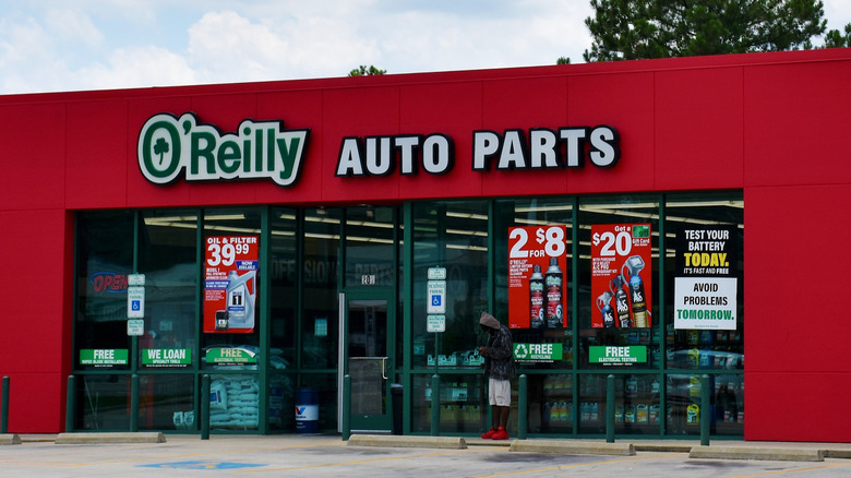 Eine Ladenfront für Autoteile von O'Reilly