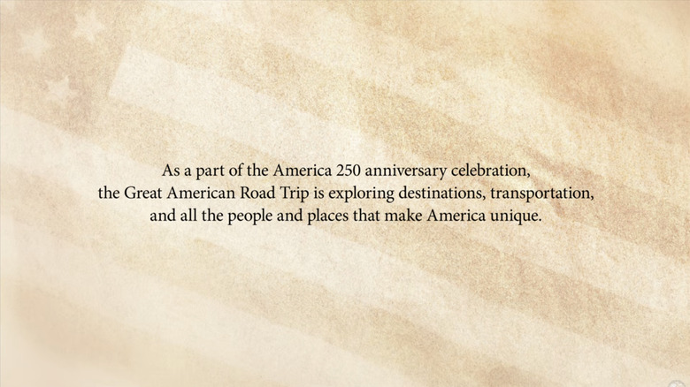 Als Teil der America 250-Jubiläumsfeier erkundet der Great American Road Trip Reiseziele, Transportmittel und alle Menschen und Orte, die Amerika einzigartig machen