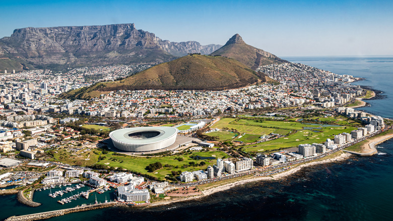 Luftaufnahme von Kapstadt, Südafrika