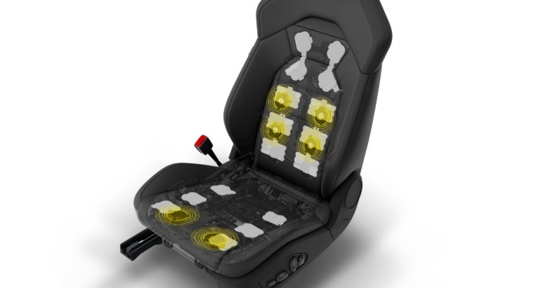 Sitzplan eines Porsche Cayenne Electric