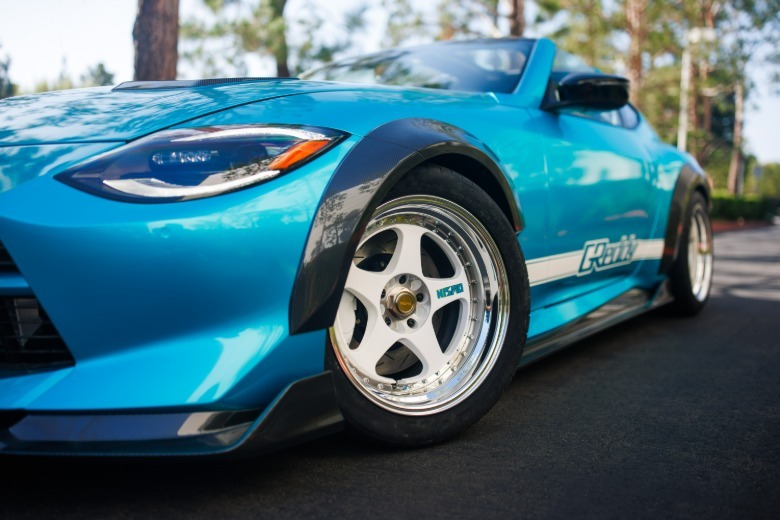 Vorderrad des Nissan Z Kaze-Konzepts