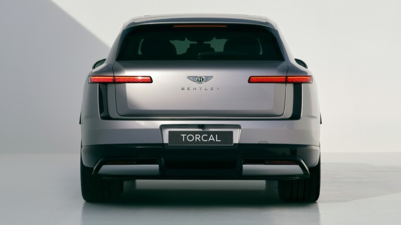 Heck eines silbernen Bentley Torcal