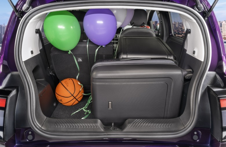 Laderaum eines Nissan Pixo