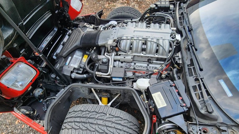 Motorbild der Chevy Corvette ZR1 LT5 von 1994