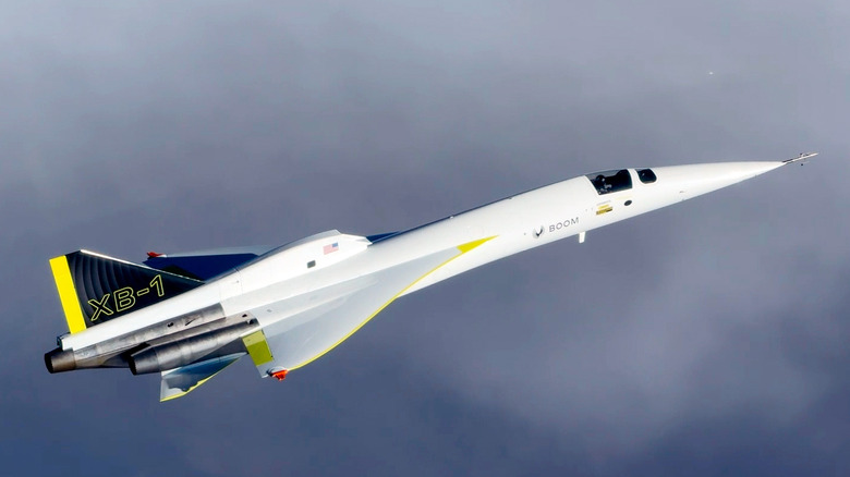 Der XB-1-Prototyp von Boom Supersonic im Überschallflug