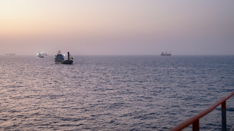 Tanker vor der Straße von Hormus