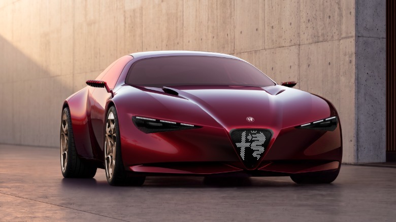 Frontpartie des Alfa Romeo Cuorerosso-Konzepts