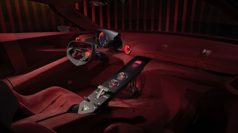 Innenraum des Alfa Romeo Cuorerosso-Konzepts