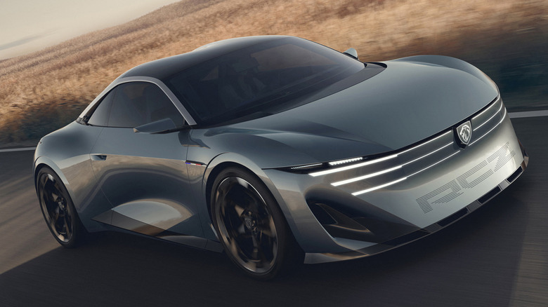 Vordere 3/4-Ansicht des Peugeot RCZ Vision-Konzepts