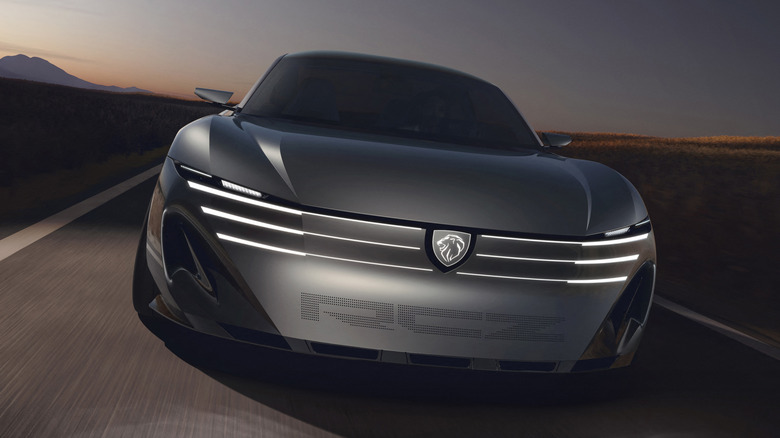 Frontpartie des Peugeot RCZ Vision-Konzepts