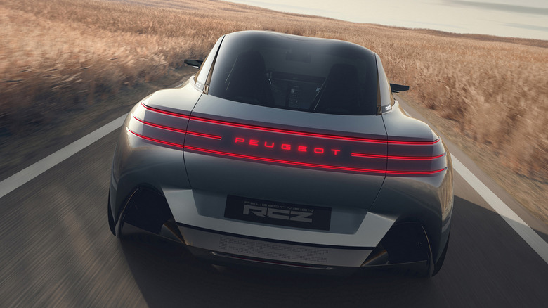 Heck des Peugeot RCZ Vision-Konzepts