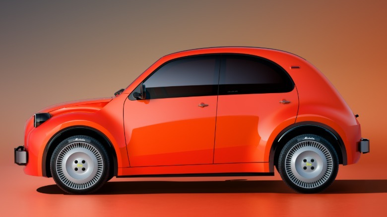 Seitenansicht des Citroën 2CV-Konzepts