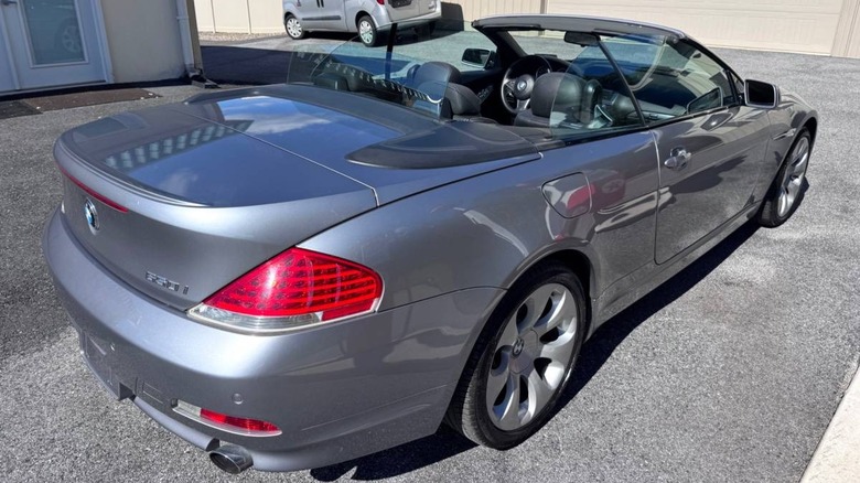 2006 BMW 650i Cabrio, Dreiviertelbild hinten