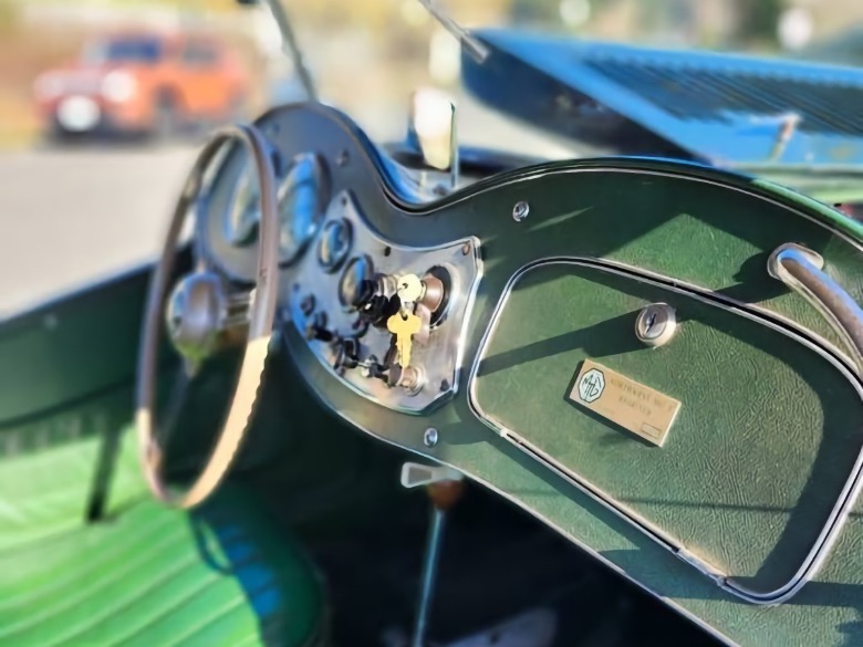1953 MG TD Armaturenbrettbild
