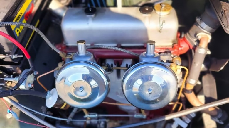 Bild des MG TD XPAG-Motors von 1953