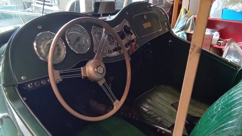 1953 MG TD-Lenkradbild