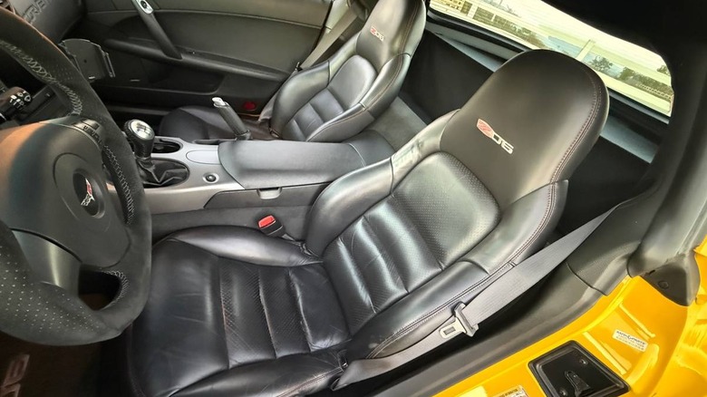 Innenraumbild der Chevrolet Corvette Z06 aus dem Jahr 2007